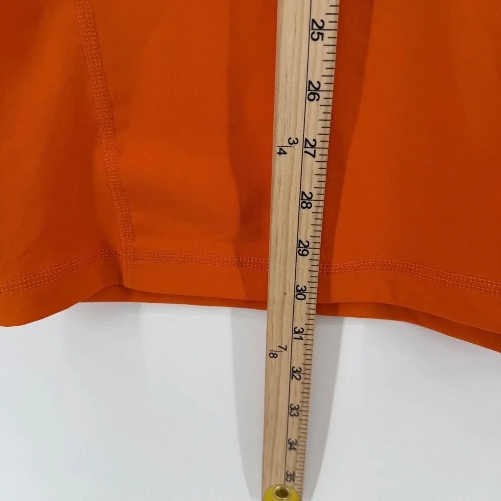 The North Face Athletic Shirt Mens XXL Raglan Stretch Polyester Orange Solid